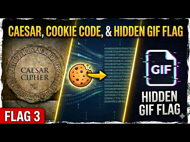 VulnHub Rotating Fortress Walkthrough Flag 3 | Caesar Cipher, Cookie Code & Hidden GIF Flag
