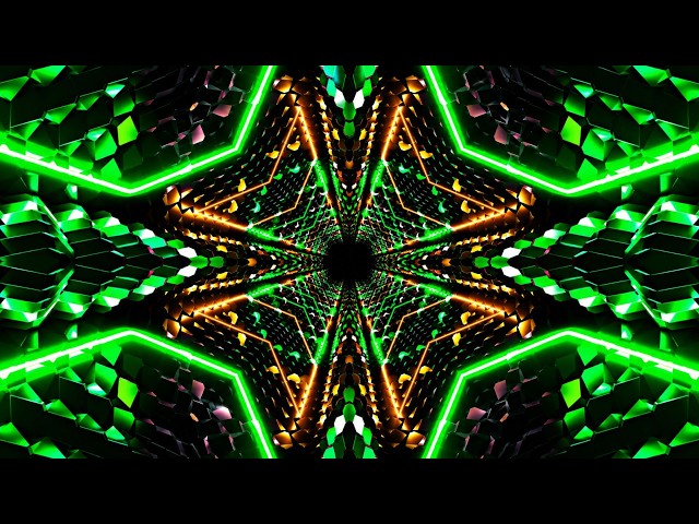 🔷 4K Screensaver – Neon Spectrum Nexus – VJ Visual (No Sound)