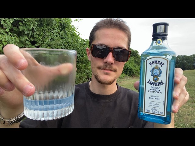 Drinking Bombay Sapphire Gin for the First Time