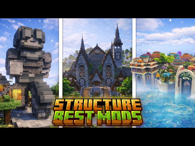 +10 Must Have STRUCTURE Mods for Minecraft [+1.20, +1.21 | FORGE / FABRIC]