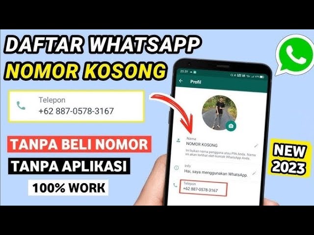 TUTOR CREATE NOKOS WA GRATIS 2026 | 100% FREE | NOKOS INDONESIA 🇮🇩