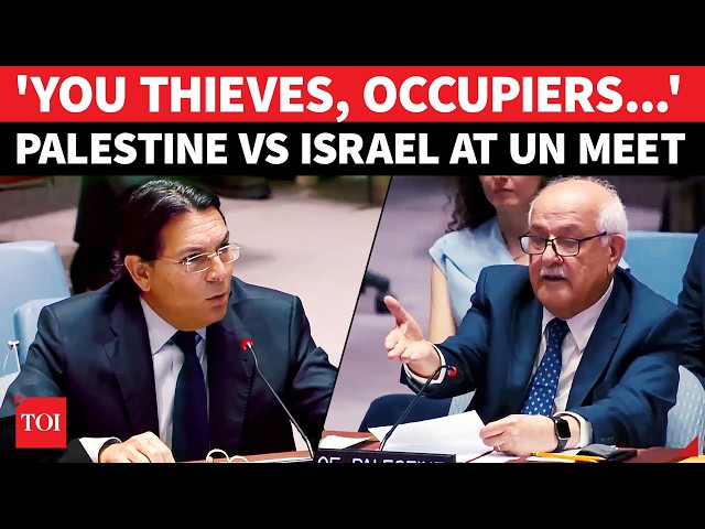'You Israeli Settler Thieves Must Be Kicked Out': Palestinian Diplomat Vs Israel Envoy Fight At UN