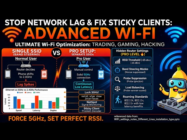 Stop Network Lag: Band Steering Explained vs Separate SSID for Trading & Gaming, Lock 5GHz