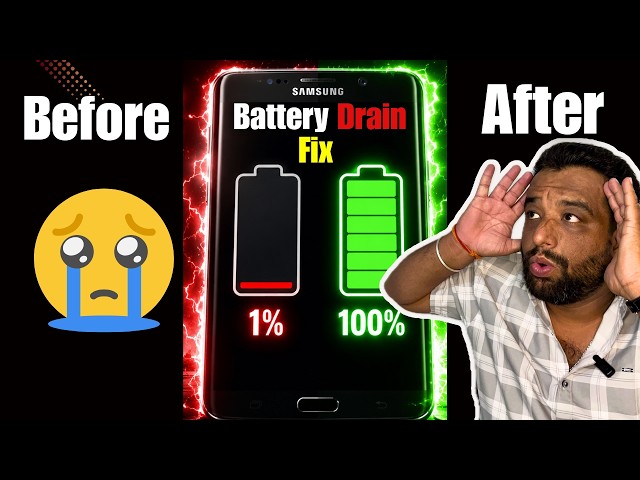Samsung Battery Drain FIXED! 🔥 Change These Hidden Settings RIGHT NOW (2026)
