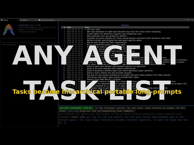 Local-first active task list is developer-centric