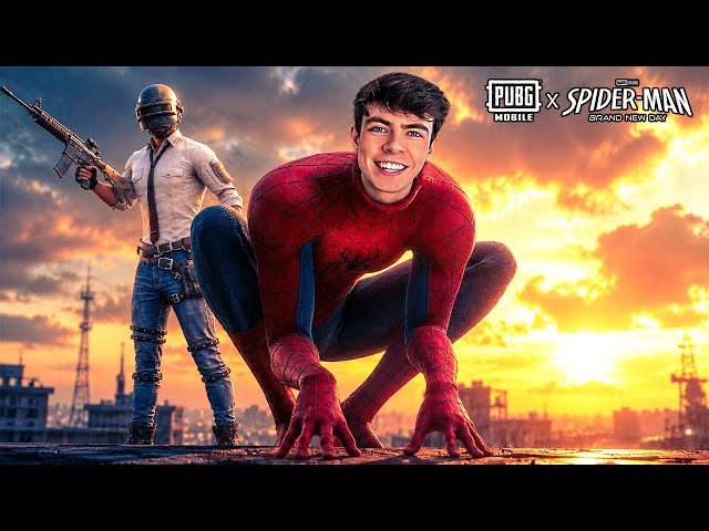 PLAYING THE NEW SPIDER MAN MODE IN PUBG MOBILE