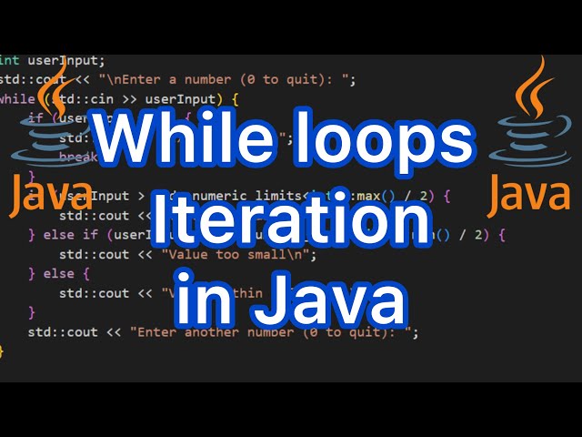 While loops interations in Java