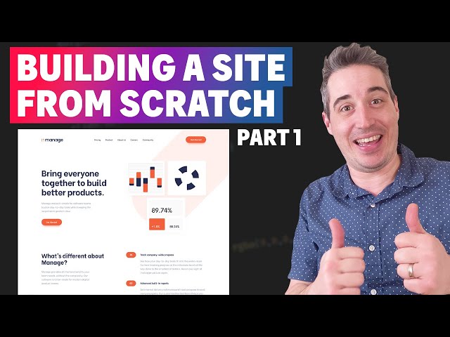 Build a responsive website with HTML & CSS | Part one: Analyzing the project and setting the stage
