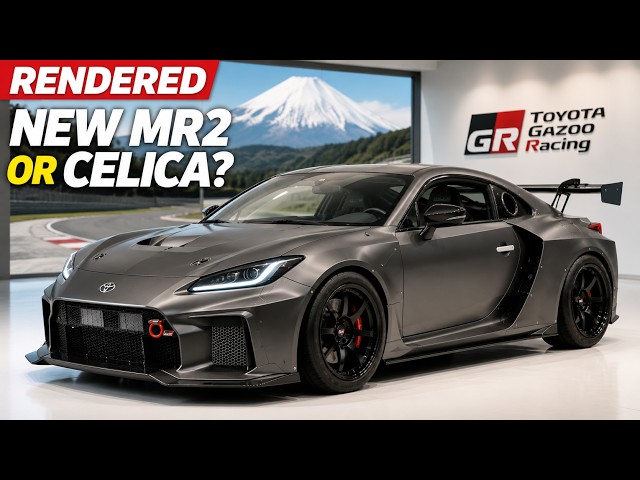 New New Toyota MR2 or Celica? Incredible Production Render Based on Spy Photos