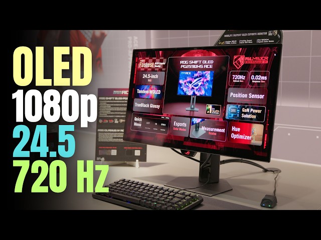 More 24.5" OLED and Triple-Mode Fast IPS ASUS ROG Monitors Have Arrived
