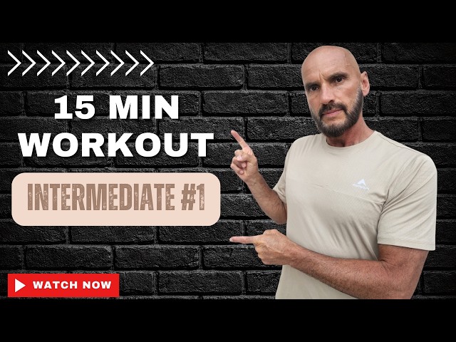 15-Minute Full Body Workout | Intermediate #1| No Equipment