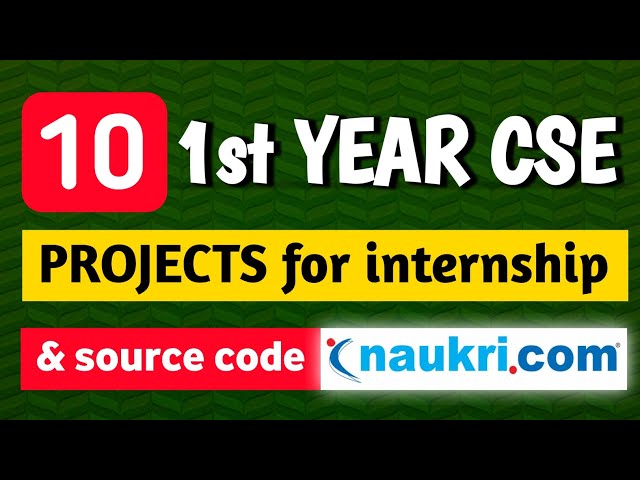 10 Project ideas for First Year BTech Students with Source Code | BCA First Year | CSE Projects 