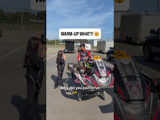 Don’t skip the warm-up! 🤨 #racing #kartracing #gokartracing #carracing #racingtips