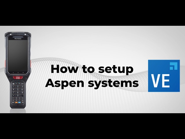 How to Setup Aspen systems on a KEYENCE Barcode Reader