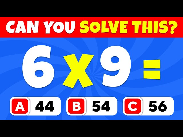 Can You Solve This Math Quiz? 30 Hard Questions!
