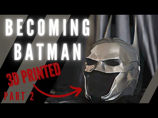 Batman Cosplay: Arkham Knight Batsuit Build - 3D Printed Batman Cowl