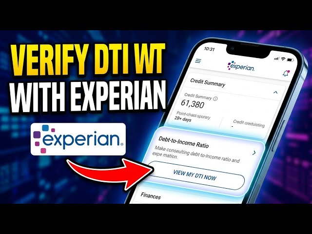 How to verify your debt-to-income ratio with Experian - Easy Tutorial