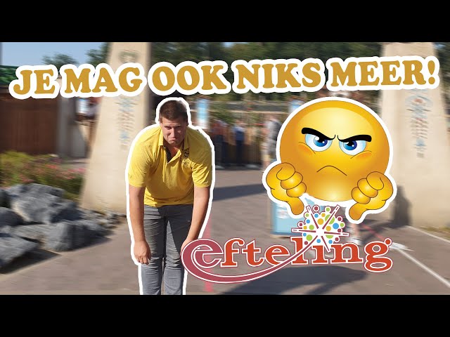 I'M BEING THROWN OUT OF THE ROLLERCOASTER AT EFTELING!!!