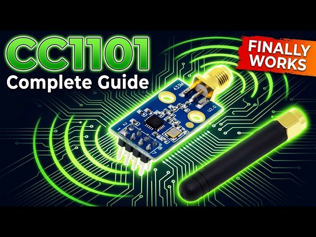 CC1101 Wireless Module Complete Guide — Wiring, Library, Transmit & Receive