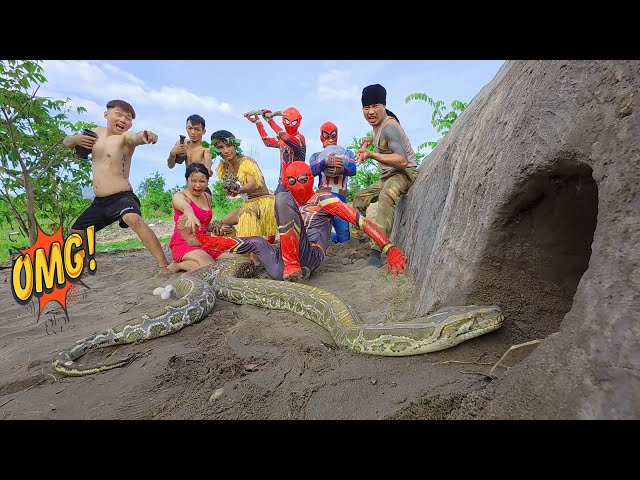 Giant python attacks near mysterious cave?! A spectacular rescue in the green forest - Part 4
