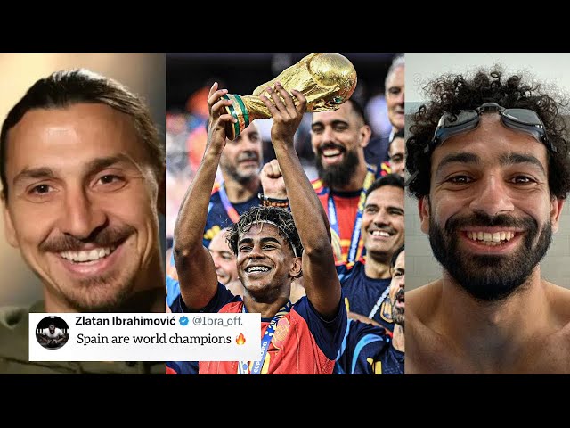 FAMOUS REACTIONS ON SPAIN WINS THE WORLD CUP TROPHY | Spain vs Argentina 1-0