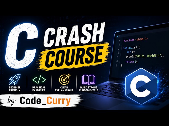 C Crash Course || Tutorial-5 || User Input