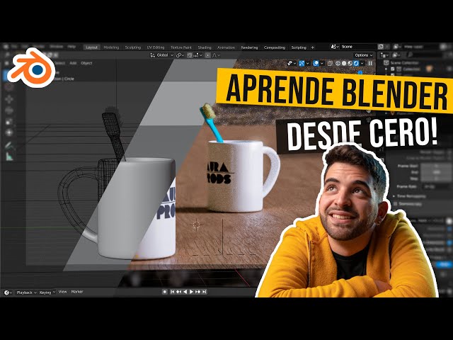 🔥THE DEFINITIVE BLENDER GUIDE! (Complete Tutorial in Spanish) | From Scratch! 2.91 3.0
