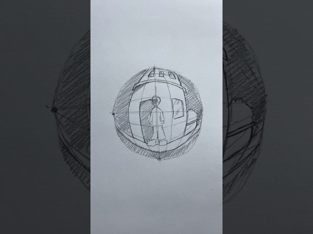 HOW TO DRAW A FISH EYE LENS!#howtodraw #howto #tutorial #tutorials #arttutorial