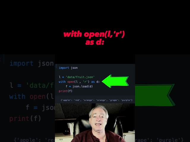 Read JSON file directly Python #shorts #python #json
