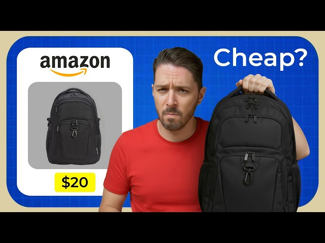 Amazon Basics Travel Laptop Backpack Review (Worth $20 USD???)