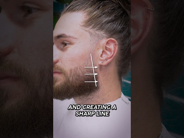 𝗕𝗲𝗮𝗿𝗱 “𝗛𝗼𝘄 𝗧𝗼”: 𝗩𝗲𝗿𝘁𝗶𝗰𝗮𝗹 𝗕𝗮𝗿 & 𝗟𝗶𝗻𝗲 𝗨𝗽 #shortsfeed #barber #ytshorts