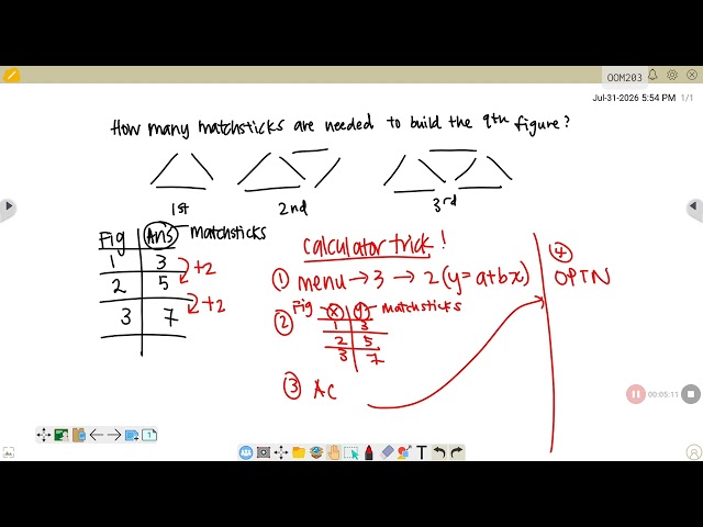 number pattern calculator trick