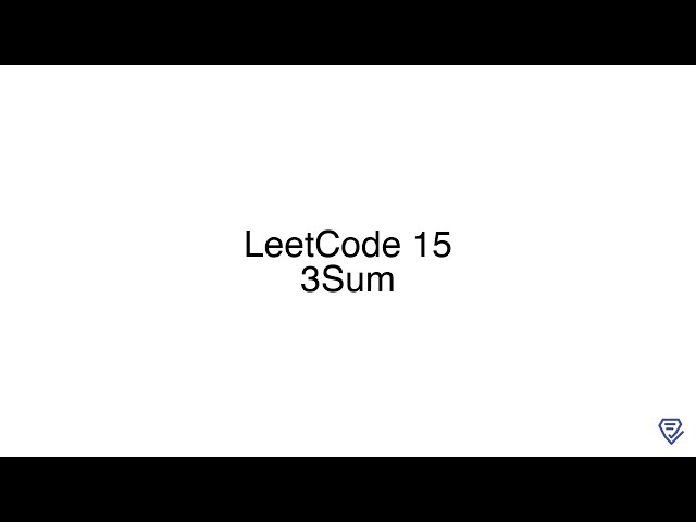 LeetCode 15: 3Sum