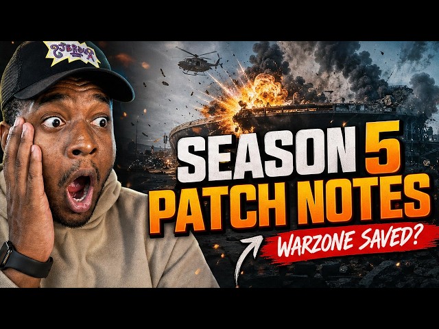 The WORST Change in Warzone Season 5 Patch Notes?! (My Crazy Reaction)