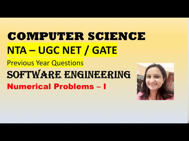 NTA UGC NET CS/PAPER II | SE | NUMERICAL PROBLEMS | CRACK NTA UGC NET/JRF 2020 - 2021 | NAMITA JAIN