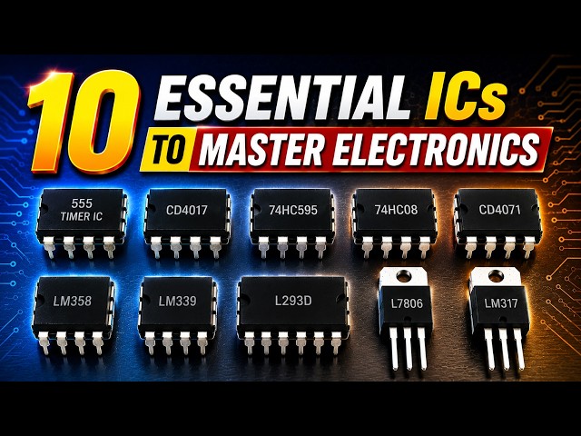 These 10 ICs Will Teach You Electronics Faster!