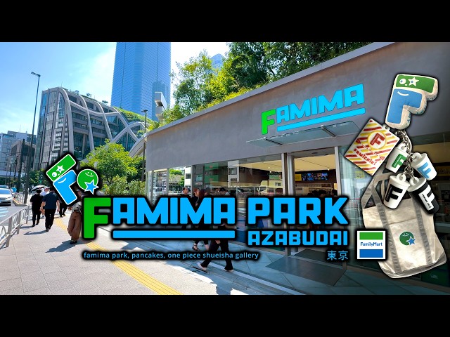 NEW FamilyMart Flagship Store in Tokyo! Famima Park, Azabudai Hills, One Piece Gallery | Japan Vlog