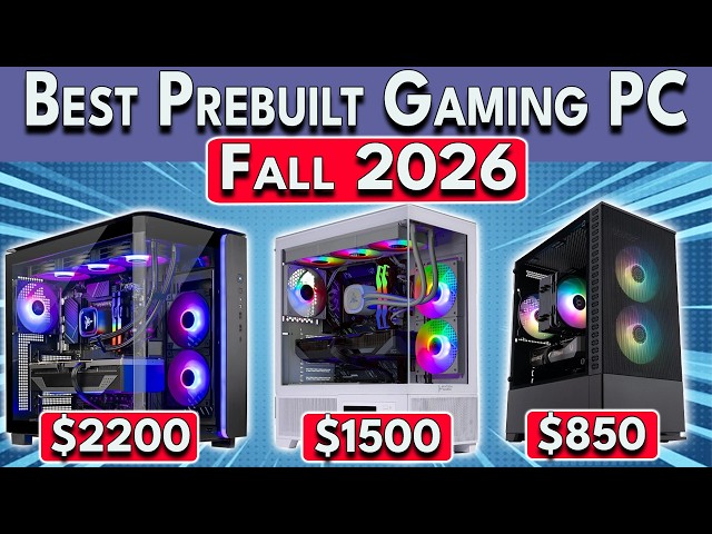 Best Prebuilt Gaming PC 2026 | 1440p, 4k, & Budget | Best Gaming PC 2026