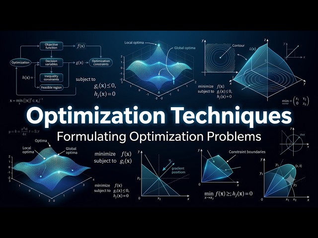 Optimization Techniques: How to Formulate Optimization Problems