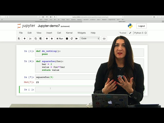 Jupyter demo 7—Python functions