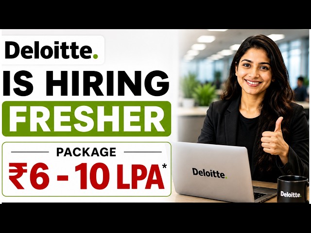 Deloitte Is Hiring Freshers | Full Stack Development | 0–2 Years | Bengaluru #hiring #job