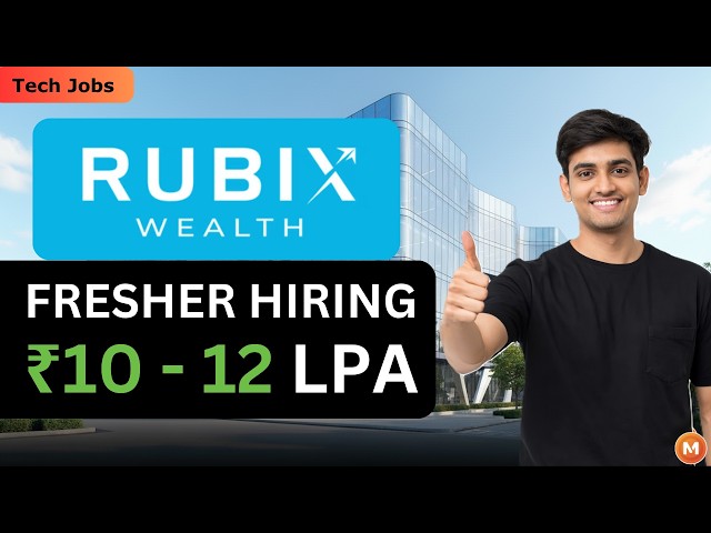 Rubix Hiring Freshers 🔥 Associate Software Engineer & Software Developer Jobs