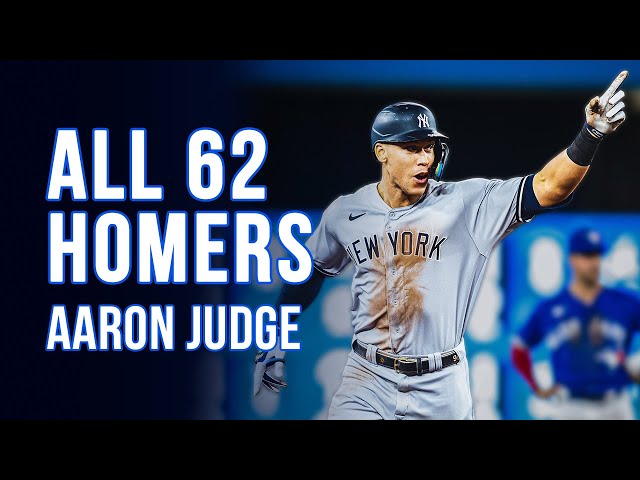 ALL 62 Home Runs from Aaron Judge's Unforgettable Season