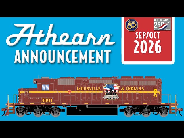 Athearn SEP/OCT 2026 New Announcement: Athearn EMD SD40 2 Diesel Locomotive
