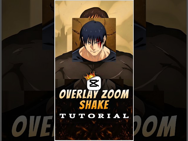 Overlay Zoom Shake Tutorial 💀😍 | Capcut Tutorial | #capcut #capcuttutorial #animeedit