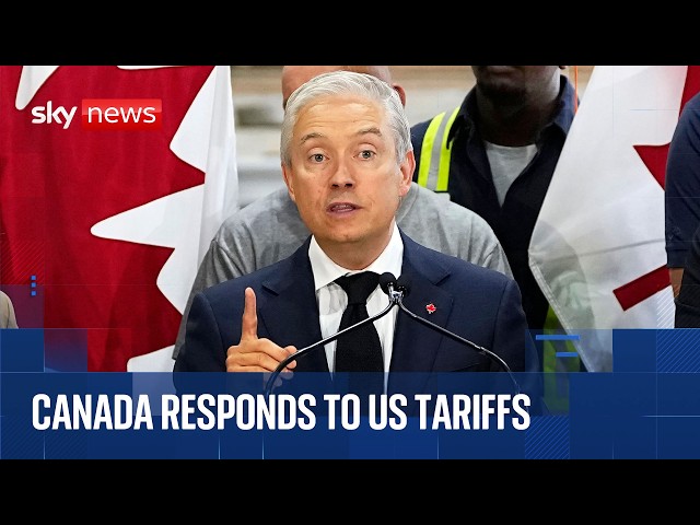 Canada announces retaliatory tariffs against the US