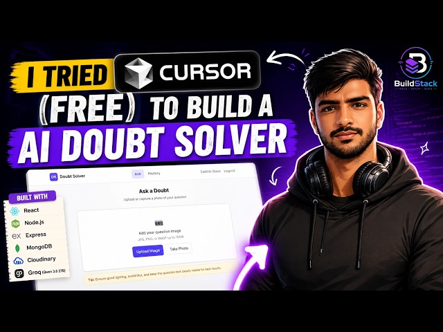 I Tried Cursor (FREE) to Build an AI Doubt Solver