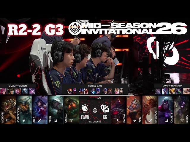 TLAW vs KC - Game 3 | Round 2 LoL MSI 2026 Play-In Stage | Team Liquid Alienware vs Karmine Corp G3