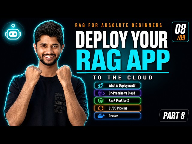 AI App Deployment Explained — Docker, CI/CD & Cloud | HR Policy RAG Assistant Part 8