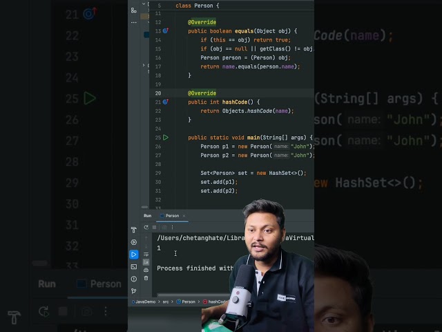 Hashcode Method In #Java #spring #javadevelopment #coding